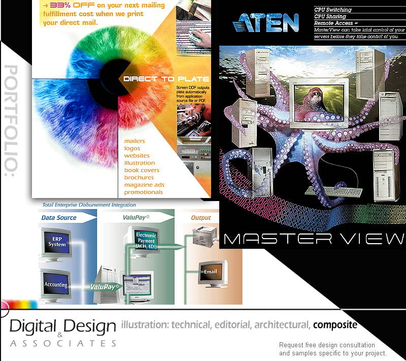 ILLUSTRATION - Photo composite, digital illustration solutions portfolio
