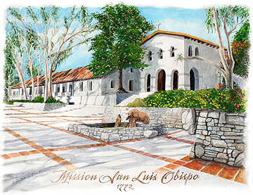 Mission San Luis Obispo - Copyright Protected