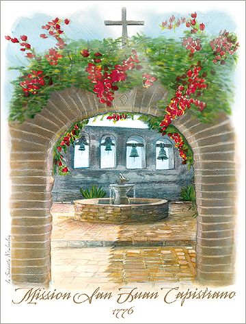 Mission San Juan Capistrano - Copyright Protected